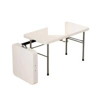 CGUOHU 1 Juego de Mesa Plegable for Exteriores, Cuadrada portátil, Picnic, Camping, Fiesta Actividades Sencilla, exhibición para Mesa Auxiliar(120cm)