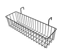 CGUOHU 2pcs Black Hanging Storage Basket Iron Wire Mesh ganizer Bathroom Toiletries Rack Shower Toilet Holder Wall para Almacenamiento