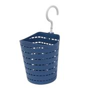 CGUOHU 4pcs Kitchen Storage Basket Plastic Hanging Baskets with Hook Facial Cleanser Bath Ball Holder Bathroom Organizers para Almacenamiento(Blue)