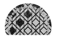 CGUOHU Alfombrilla De Baño Felpudo Absorbente semicircular, for baño, Pasillo, hogar, Antideslizante, Absorbente, for Puerta(Color 2,60cmx90cm)
