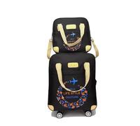 CGUOHU Moda Mujer Bolso con Ruedas Conjunto de Bolsas Equipaje Maleta Impermeable Viaje Bolsa para Bolsa Ruedas(Black)