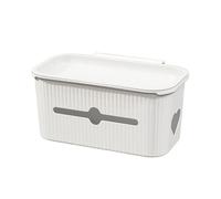 CGUOHU Plastic Storage with Removable Hook Hanging Basket Sundries Box Holder For Dorm Room Bed para Almacenamiento