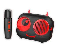CGV Kit Karaoke/Altavoz Bluetooth y micrófono inalámbrico Diablo | Efectos de Voz mágicos, Control de Efectos en el micrófono | Compatible con iOS y Android | Autonomía de 8 Horas, Carga USB