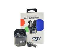 CGV Urban Ghost - Auriculares intraurales inalámbricos, Bluetooth, True Wireless, con tecnología ENC y Control táctil - 30 Horas de duración