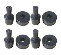 CH-70/CH-60 Hydraulic Round Hole Punch Die Set, Durable Replacement Dies, 4 Piece Hydraulic Round Punch Die for Metal Stamping and Sheet Metal Working Tools (13.8/14/14.5/15 mm,CH-70)
