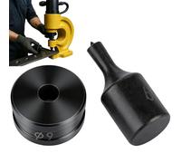 CH-70 Hydraulic Knockout Punch Set, Durable Hydraulic Hole Punch for Metal, Steel, Copper, Aluminum, Sheet Metal (Upgraded 20-Piece Set)