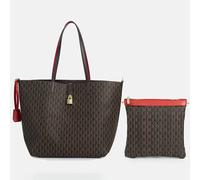 CH elegante ligero de lujo práctico con bolsos Color puro Simple gran capacidad Casual resistente marca bolso de mujer bolso de hombro 71801-4-BEIGE-RED