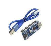 CH340G - Placa de desarrollo para Arduino Nano, microcontrolador ATmega328P de 5 V con cable USB, compatible con Windows 8/10 para proyectos de bricolaje