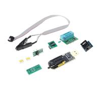 CH341A - Juego de programador USB para BIOS intermitente con clip de prueba SOIC8 y SOP8 SOIC8 a DIP8, adaptador de enchufe USB a TTL