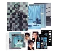 CHA EUN-WOO - 1er Mini álbum [ENTITY] (cada ver.) Juego de libro de fotos + CD-R + soporte + papel de letra de acordeón + póster plegable + entidad de bricolaje + juego de tarjetas fotográficas +