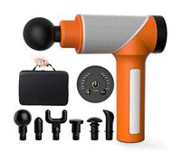 CHA Mini Pistola de Masaje estimulador Muscular Tejido Profundo Massager Vibrante Cuerpo del Dispositivo Relajación Adelgaza Formando el Alivio del Dolor Fascia Pistola,Amarillo
