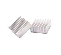 CHAASDEOM para radiadores de Chip radiadores de Aluminio Disipador de Calor de Aluminio de 5 Piezas, 14 x 14 x 6 mm, con Cinta térmica 3M8810, disipador de Calor de refrigeración de Chip electrónico