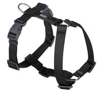 Chaba Guard Arnes para Perro Mediano con Control, Arnes Perro antitirones, Evita tirones y Asfixia, Ajuste en 5 etapas, Cómodo y Ligero, Arnés clásico para Perros, Dog Harness, Talla L, Negro