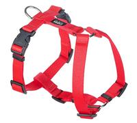 Chaba Guard Arnes para Perro pequeño con Control, Arnes Perro antitirones, Evita tirones y Asfixia, Ajuste en 5 etapas, Cómodo y Ligero, Arnés clásico para Perros, Dog Harness, Talla M, Rojo
