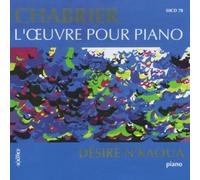 Chabrier;Integral piano works
