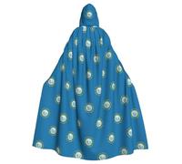 CHAbu Capa con capucha de la bandera de Dakota del Sur, disfraz de cosplay de la muerte, bruja, vampiros, diablo, fiesta de máscaras