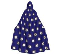 CHAbu Capa con capucha de la bandera del estado de Kentucky, disfraz de cosplay de la parca, bruja, vampiros, diablo, fiesta de máscaras, disfraz