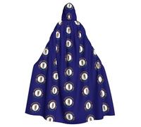 CHAbu Capa con capucha de la bandera del estado de Kentucky, disfraz de cosplay de la parca, bruja, vampiros, diablo, fiesta de máscaras, disfraz