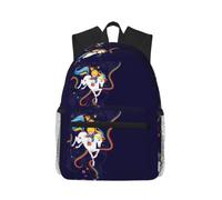 CHAbu Rainbow Bright - Mochila casual ligera y clásica para viajes al aire libre, Black, One Size, Casual