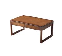 Chabudai - Mesa de té pequeña para dormitorio, mesa de café tatami, moderna y sencilla, con cajón, mesa Kang, ventana de bahía, alféizar de ventana, mesa baja