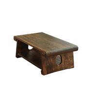 Chabudai - Mesa de té tatami de madera maciza plegable para el hogar, mesa japonesa, ventana de bahía, mesa pequeña, mesa de café, mesa baja baja