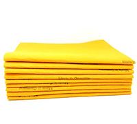 Chachlili Paquete de 10 paños de Gamuza alemanes Extra Grandes, súper absorbentes para Mascotas, Herramienta de Limpieza para Padres para Uso doméstico y Comercial, al por Mayor (Naranja)