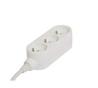 CHACON Base múltiple de diseño Blanca - 3 x 16 A - 0,5 m