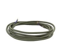 CHACON - Cable textil de 3 m, color verde oliva