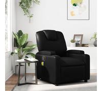 Chaduof Sillón de Masaje reclinable Cuero sintético Negro, Sillón De Relax, Sillon Masaje Relax, Sillon Relax Electrico, Hogar Sillon Relax, Sillones Comodos, Sofa Tantra - 372396