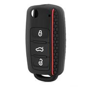 Chaexii Funda de silicona para llave de coche VW, 3 botones