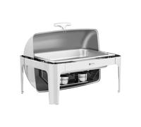 Chafing Dish - GN 1/1 - Royal Catering - 8,5 L - 2 contenedores de combustible - Rolltop