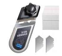 Chaflán de placas de yeso - Herramienta de recorte de placas de yeso de 45/90 grados,Con 10 hojas de corte, Precisión Rectificador De Ángulo Eficiente Para Techos Carpinteros Y Renovación Del Hogar