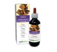Chaga (Inonotus obliquus) hongo Tintura Madre sin alcohol Naturalma - Extracto líquido gotas 200 ml - Complemento alimenticio - Vegano