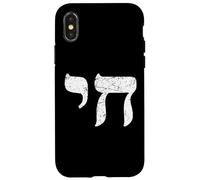 Chai Jewish Israel Hebrew Life Symbol Carcasa para iPhone X/XS