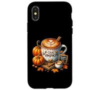 Chai Pumpkin Spice and Everything Nice Graphic Coffee Fall Carcasa para iPhone X/XS