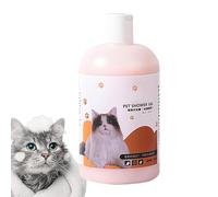Chaies Champú natural para perros, champú para el cuidado del perro, 500 ml, crema hidratante para gatos, gel de ducha seguro para mascotas, champú suave natural para mascotas, líquido de baño para