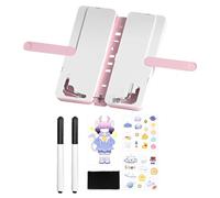 Chaies Estuche para lápices, estantería multifuncional, estuche multifuncional, soporte para libros 2 en 1, estantería multifuncional para uso eficiente del espacio, plegable,