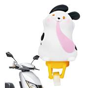 Chaies Figura de manillar de bicicleta con dibujos animados, decoración para manillar de scooter electrónico, accesorios impermeables para scooter, casco deportivo de carretera, motocicleta