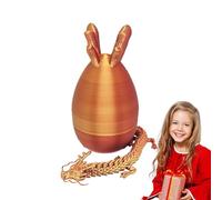 Chaies Huevo de dragón con dragón en el interior, Mystery Dragon Egg - Creativas articulaciones articulares -Dragón en huevo, juguete flexible inquieto, huevos de Pascua rellenos, huevos de Pascua con