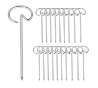 Chaies Juego de Brochetas para Air Fryer | Herramientas Colgables de Gran Abertura en 20 Unidades | Brochetas Reutilizables De Parrilla | Para Verduras Carne Pasta Casa Y Exterior Camping Picnic