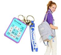 Chaies Juego de Rompecabezas Deslizante,Llavero Puzzle Colgante Diapositiva Juego de Números | El Juguete de los Enigmas colgó Las Decoraciones del Llavero, Regalo de los Accesorios del Llavero