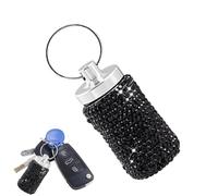 Chaies Llavero porta píldoras llavero píldoras de viaje organizador de píldoras de metal impermeable portátil duradero pastillero para viajes al aire libre para hombres