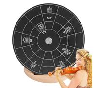 Chaies Placas de teoría de guitarra, círculos de quintas de rueda de cuerdas, placas de teoría educativa, herramienta de acordes de melodía, círculos de quintas para compositores y profesores