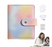 Chaies Planificador de presupuesto con Sobres de Efectivo,Organizador de Carpetas de Dinero A7 Color macarrón para Efectivo - Carpeta de presupuesto de Efectivo de Moda, Carpeta de ahorros Duradera