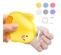 Chaies Recortadora eléctrica de uñas para bebés, Baby Electric Nail File | Filer de bebé eléctrico Buffer de uñas - Kits de salud para niños pequeños con 6 cabezales de molienda de reemplazo, archivo