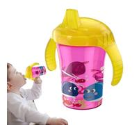 Chaies Taza para beber de aprendizaje para niños pequeños,Botella de agua de aprendizaje para niños pequeños,Botella de transición de entrenamiento Duckbill con 2 asas | Suministros de alimentación