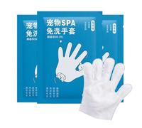 Chaies Toallitas de limpieza para gatos, guantes de cuidado con la humedad, juego de limpieza neutralizante de olores de 3 piezas para el cuidado diario de orejas de gato, perro, zona ocular