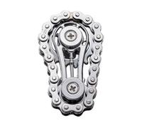 Chain Gear Spinner Fidget - Stress Relief Desk Toy for Focus | Metal Alloy with Smooth Bearings, Handheld Sensory Gadget for Adults Teens and Concentration Enhancement