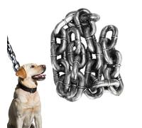 Chain Leash For Large Dogs - 2M/6.56 Ft Waterproof Dog Lead with Shock Absorption | Durability Durable Long Leash Training, Outdoor Walking & Play | Strong Puppy Chain All Pet Breeds