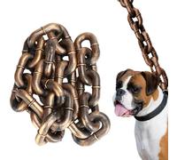 Chain Leashes For Large Dogs - PVC /6.56 Ft | Shock-Absorbing Dog Lead, Funny Puppy House Line | Waterproof Long Dog Leash For Training, Walking, Outdoor, Medium Small Dogs and Cats